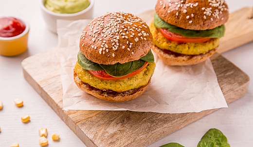 Vegetable Burger (Pea Cutlet)