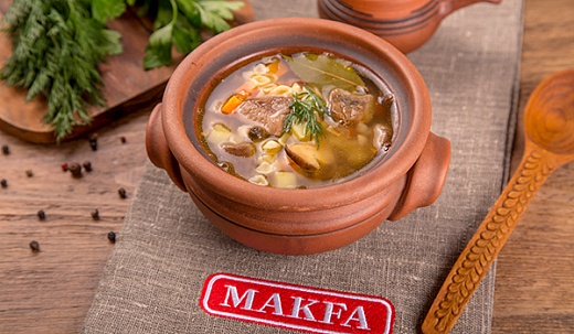 Mushroom Soup with Conchiglie