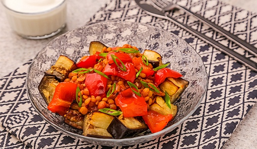 Arabic Peas and Eggplants