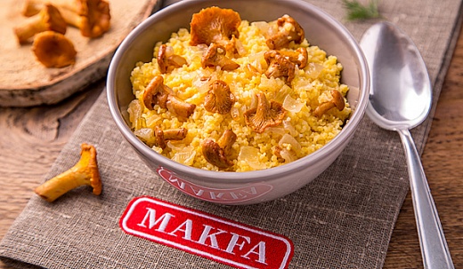 Cornmeal with Chanterelles