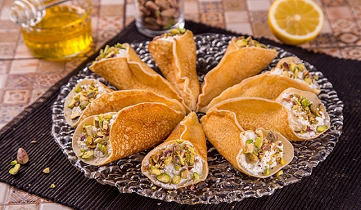 Qatayef (Arabian pancakes)
