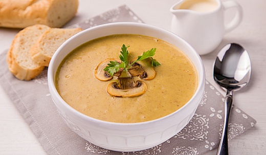 Buckwheat Puree with Mushrooms