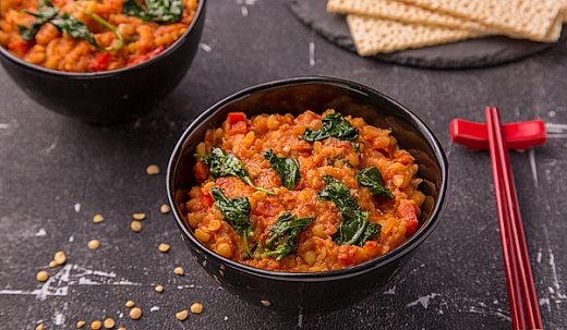 Stewed Peas and Spinach the Chinese Way