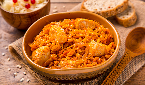 乡村鸡肉大米粥