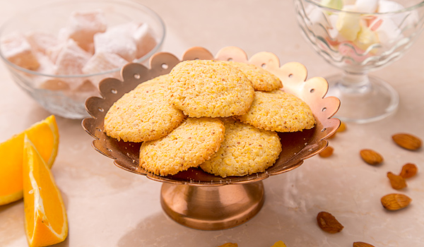 Кукурузное печенье с шафраном