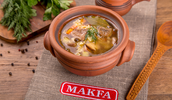 螺壳意面蘑菇汤