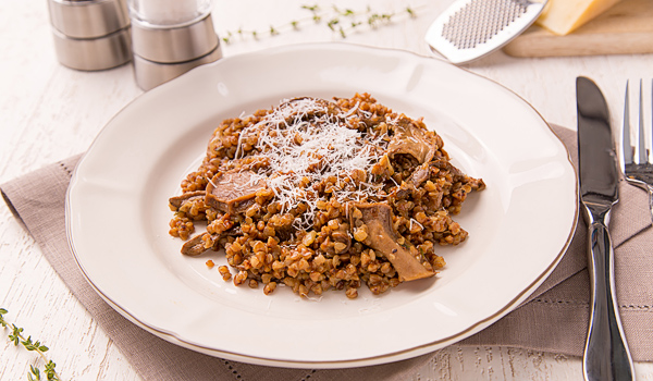 Buckwheat Risotto with Mushrooms