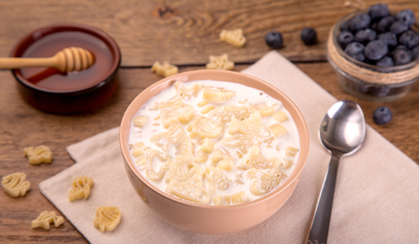 蜂蜜香草牛奶面