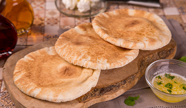 Arabian pita bread