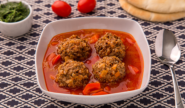 牛肉荞麦馅肉丸子（配番茄酱）