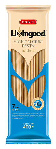 High calcium pasta spaghetti