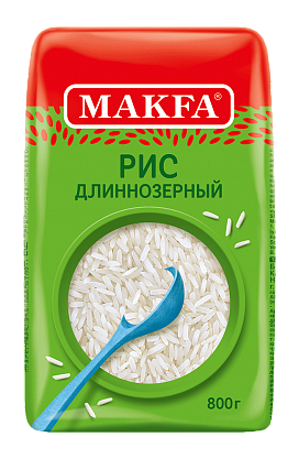 Polished long-grain rice