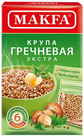 Крупа гречневая ядрица "Настоящая гречка" ЭКСТРА